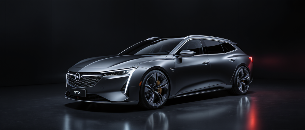 découvrez en images l’opel stx concept, un avant-goût du futur break de la marque qui fait monter l’attente avant le mondial de l’auto 2026.